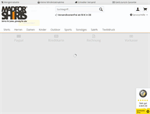 Tablet Screenshot of madforshirts.de